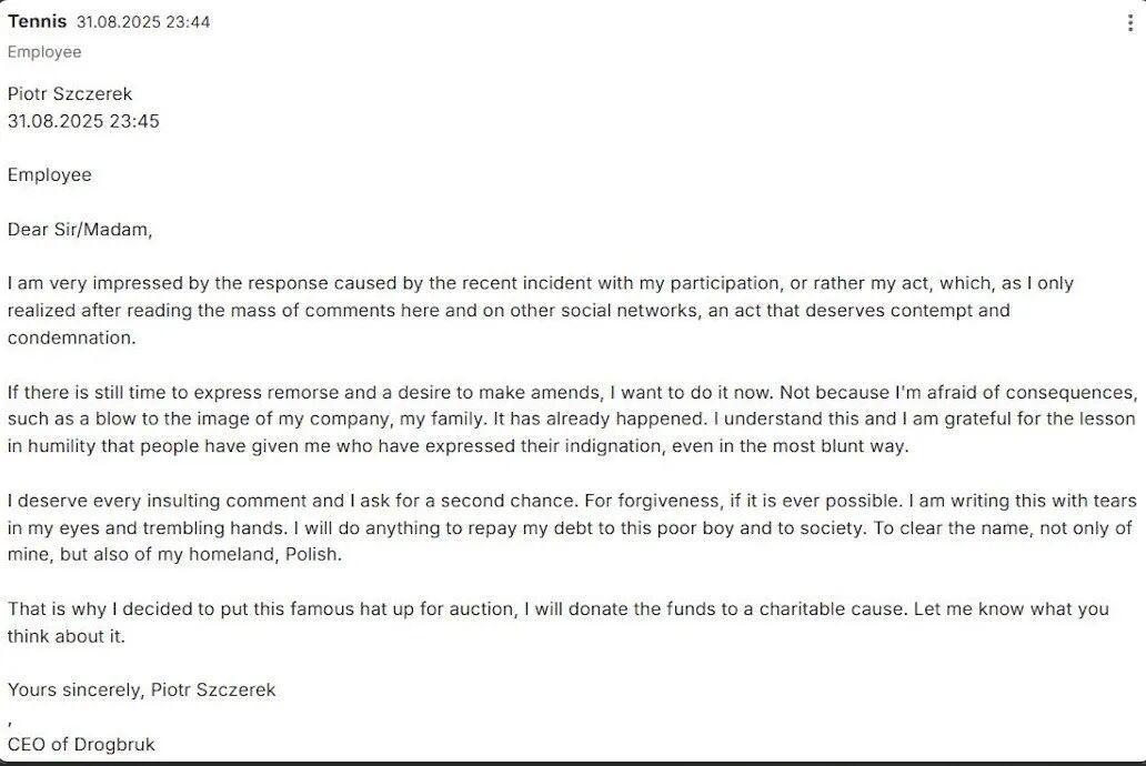 实时比分查询-网球赛上抢小孩球员帽子的老哥被扒出是富翁CEO?!事后狂妄声明:我劲儿大就该归我?